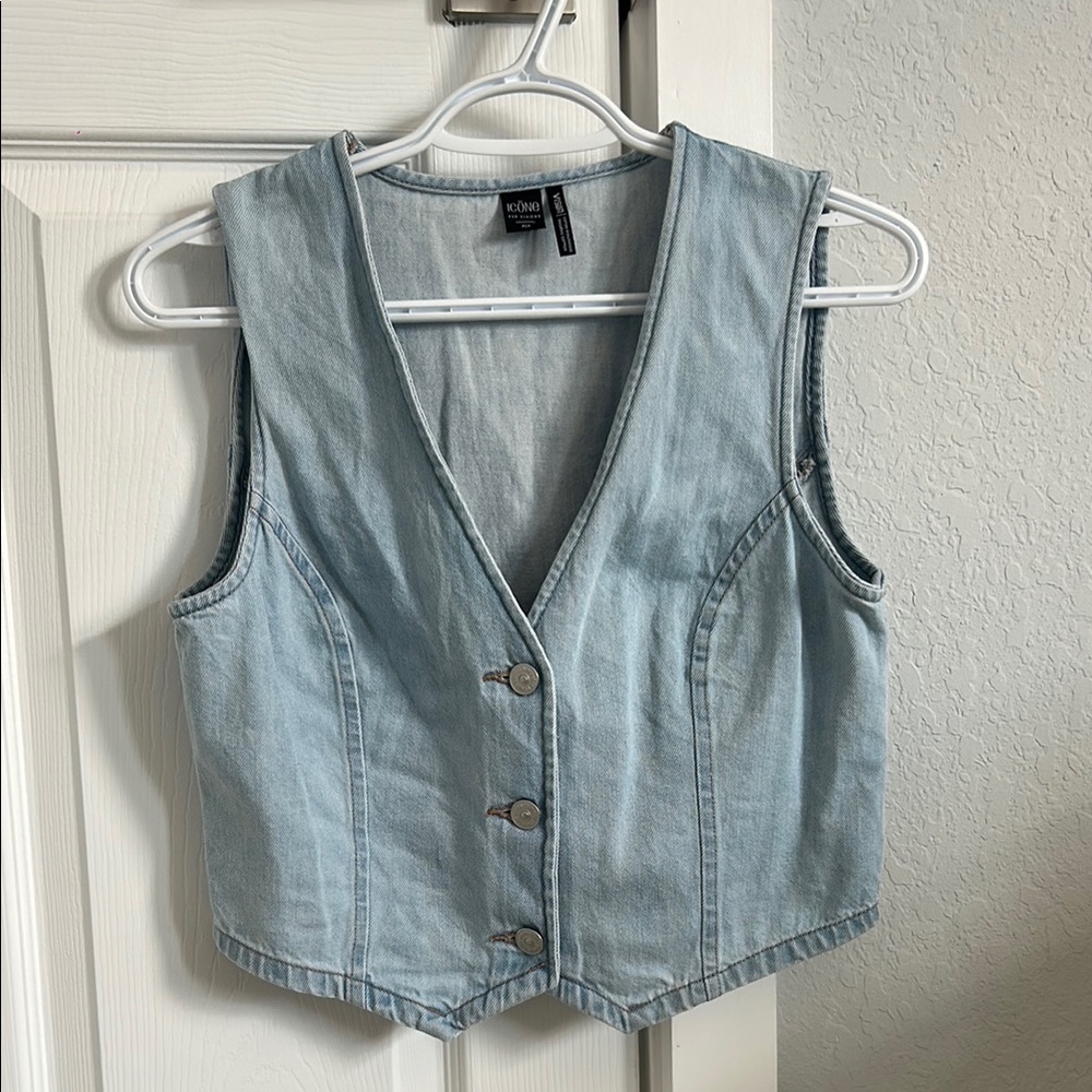 Simons Light Blue Denim Tank Top